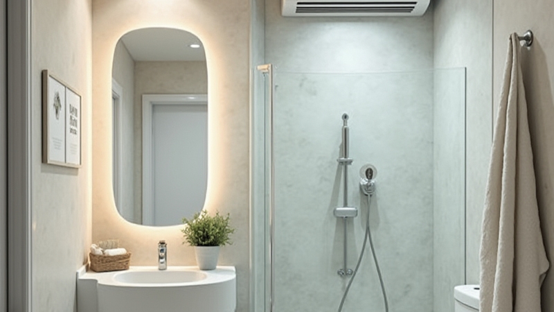 Air Conditioning in Small Bathrooms 1 Air Conditioning in Small Bathrooms