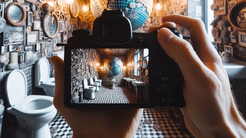 Capturing Unique and Artistic Bathroom Photos