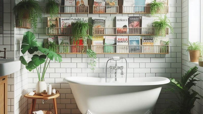 Vertical Magazine Racks