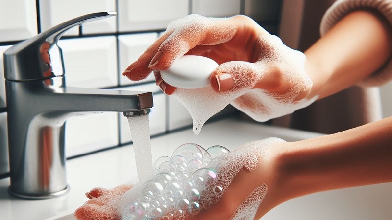Hand Hygiene's Impact on the Advertising Industry 3 washing hands with soap