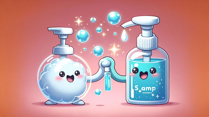 Foam Soap vs. Hand Sanitizer Why to Use Each 3 Key Differences