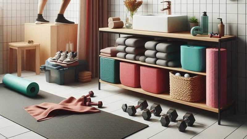 Turning Your Bathroom into a Mini Workout Studio 4 What type of equipment do I really need?