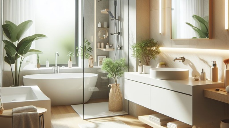 extends far beyond the bathroom