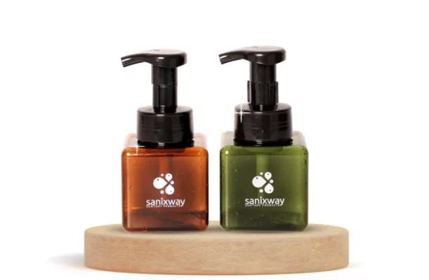 Hand Soap Bottles White BG