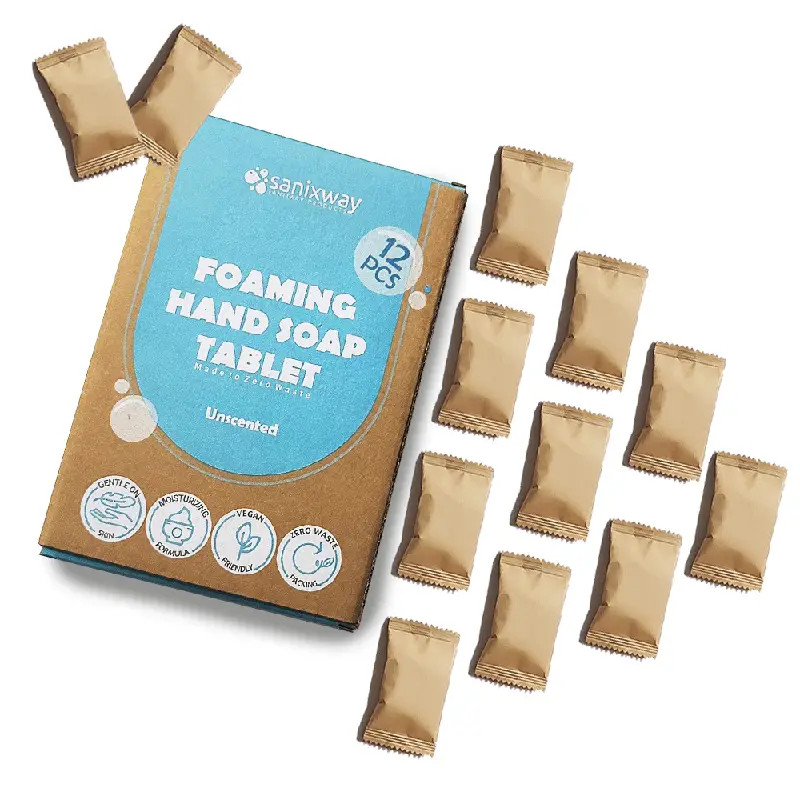 Hand Soap Tablet Refill Unscented Sanixway