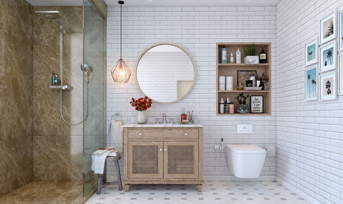Bathroom Designs For Small Spaces | These Handy Design Hacks Help You Do More With Less