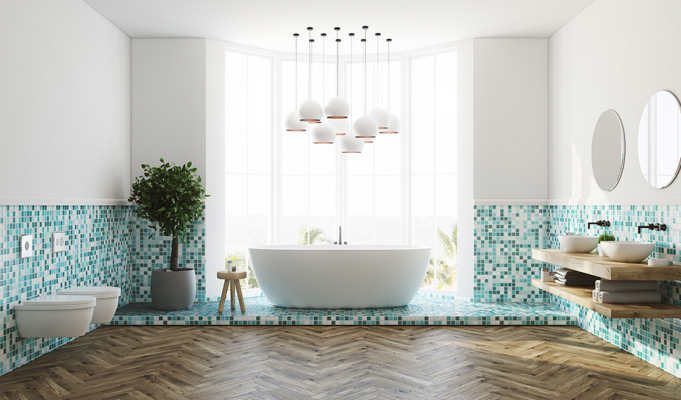 Blue Bathroom Tiles Design To Give A Soothing Vibe To Your Shower Haven