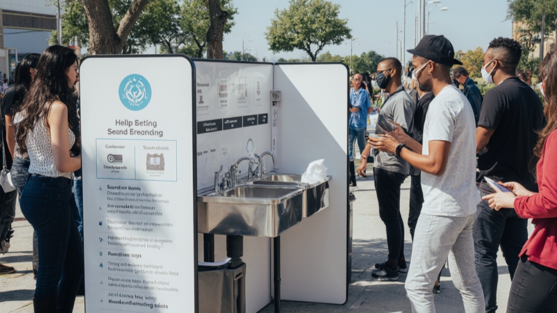 Foam Soap for Handwashing Stations in Events and Gatherings