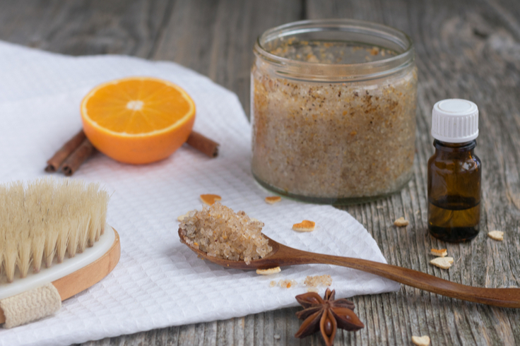 Making A DIY Sugar Scrub