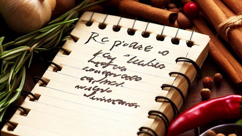 recipes note